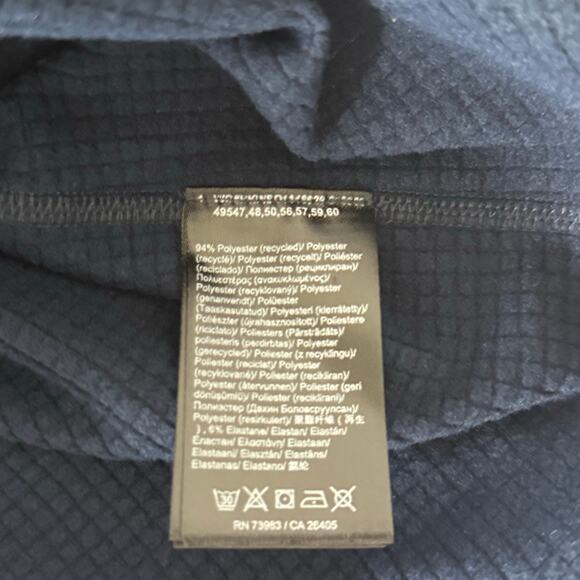 Helly Hansen Versalite Fleece Mens Jacket Blue Large New - Picture 9 of 10